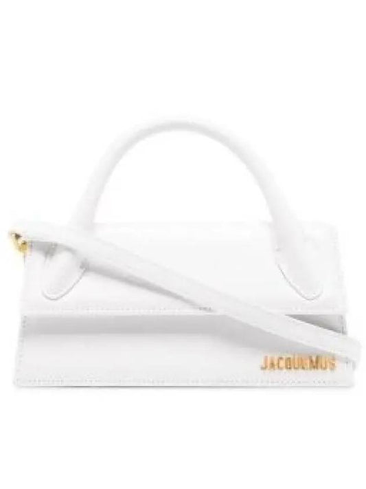 Le Chiquito Leather Tote Bag White - JACQUEMUS - BALAAN 2