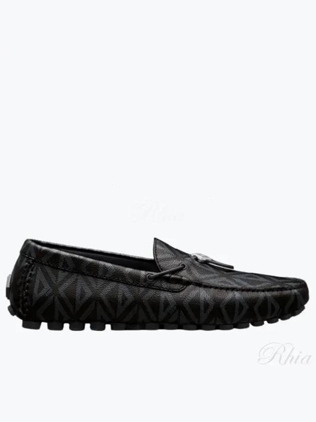 CD Diamond Drawstring Loafers Black - DIOR - BALAAN 2