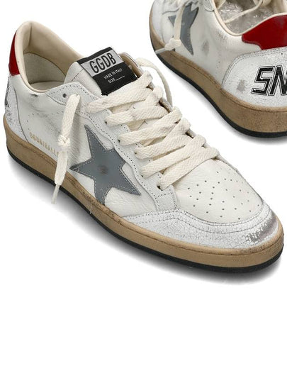 Ballstar Low Top Sneakers White Red - GOLDEN GOOSE - BALAAN 2