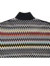 Multicolor men's knit zipup US22WW05 SM8AK - MISSONI - BALAAN 7