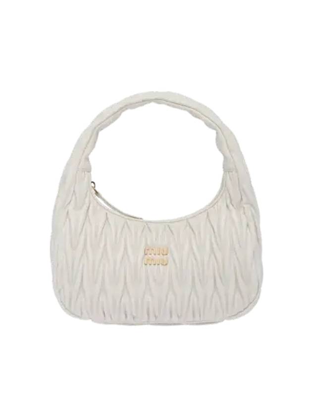 Wander Materasse Nappa Leather Hobo Tote Bag White - MIU MIU - BALAAN 2