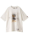 A13TS641 white duck print t shirt - MIHARA YASUHIRO - BALAAN 1