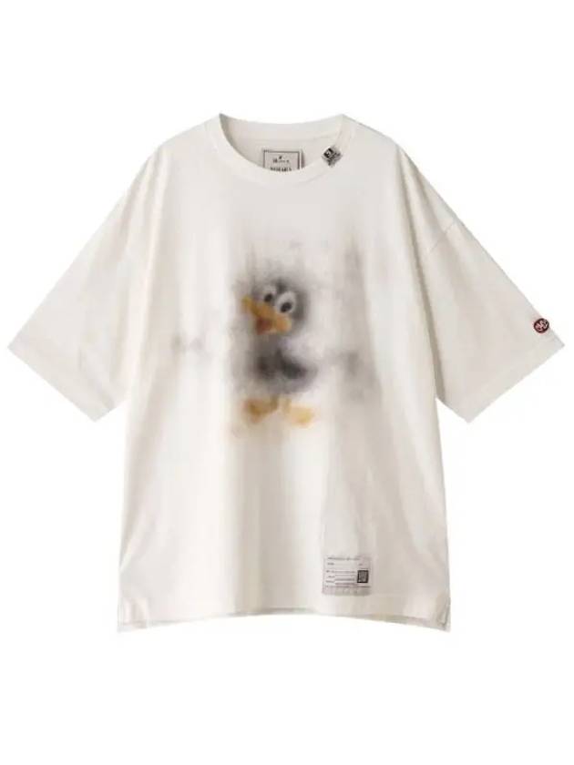 A13TS641 white duck print t shirt - MIHARA YASUHIRO - BALAAN 2