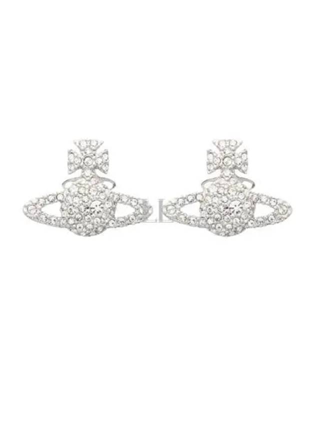 Grace Bas Relief Stud Earrings Silver - VIVIENNE WESTWOOD - BALAAN 2