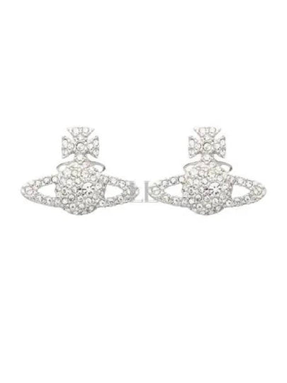 Grace Bas Relief Stud Earrings Silver - VIVIENNE WESTWOOD - BALAAN 2