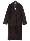 Ines Marechal shearling coat DARLING MARRON INC002br - INES & MARECHAL - BALAAN 1