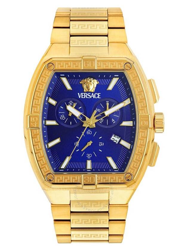 Versace Chronograph Quartz Blue Dial Men's Watch VESP00724 - VERSACE - BALAAN 1