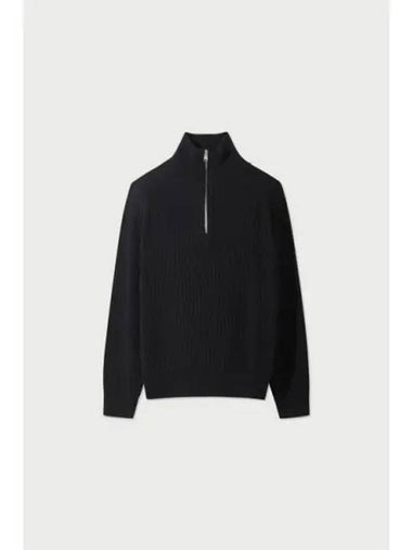 HIGH NECK Wool half zip up pullover BLACK - IRO - BALAAN 1