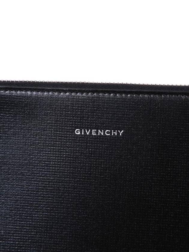 4G Classic Leather Large Clutch Bag Black - GIVENCHY - BALAAN 4