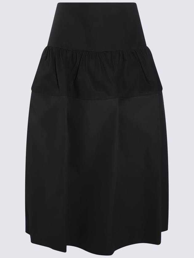 23 fw Black Cotton Skirt J03MA0129JTN269001 B0480738813 - JIL SANDER - BALAAN 3