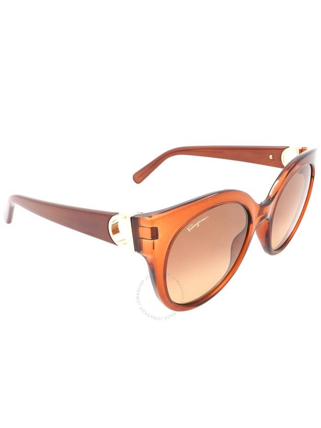 Eyewear Cat Eye Sunglasses Brown - SALVATORE FERRAGAMO - BALAAN 2