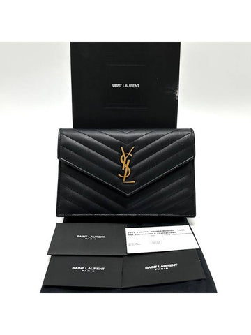 Monogram Envelope WOC Cross Bag 393953 - SAINT LAURENT - BALAAN 1