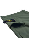 Cotton Fleece Cargo Bermuda Shorts Musk Green - STONE ISLAND - BALAAN 8