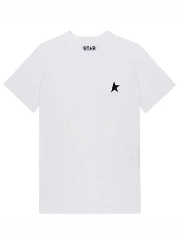 Black Star Collection Short Sleeve T-Shirt White - GOLDEN GOOSE - BALAAN 2