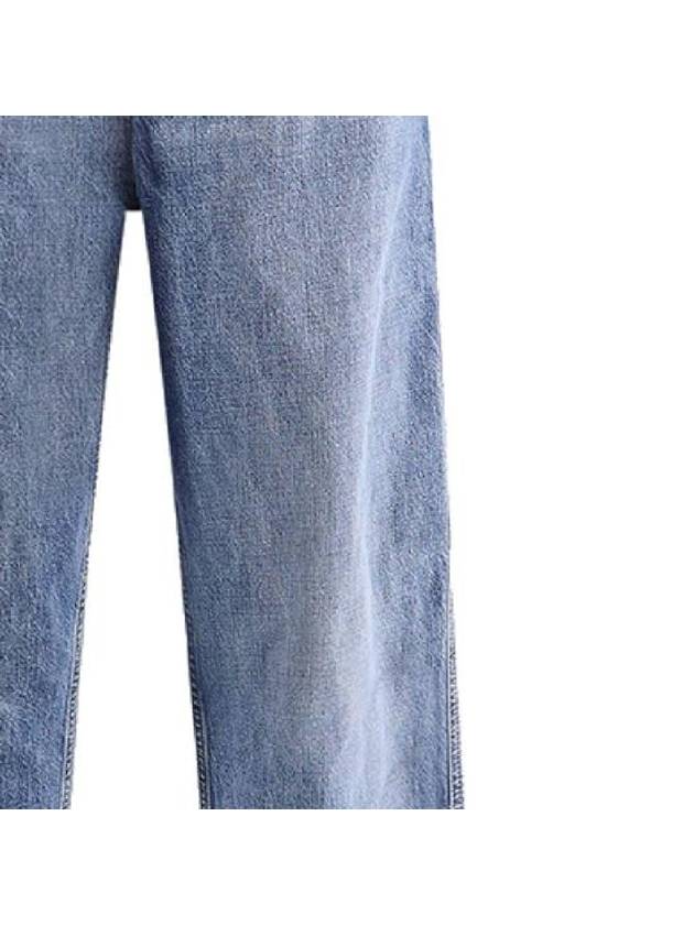 Denim Straight Jeans Blue - BOTTEGA VENETA - BALAAN 3