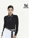 supple fit knit collar long sleeve t-shirt DD1WTS102BK - DUVIK - BALAAN 4