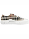 Vintage Check Cotton Sneakers Archive Beige - BURBERRY - BALAAN 2