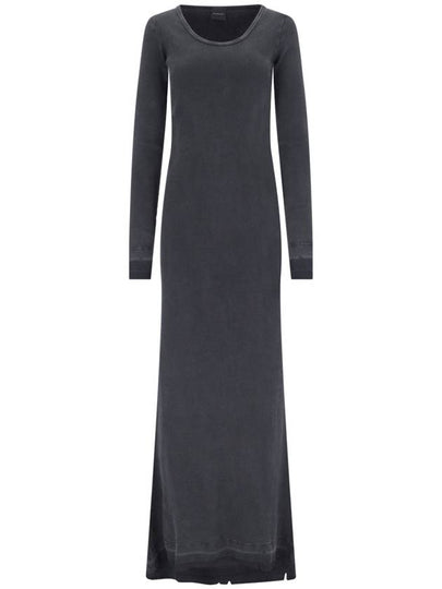 midi dress 791804TQVE11055 WASHED BLACK BLACK - BALENCIAGA - BALAAN 2