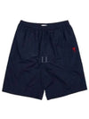 Heart Logo Swim Shorts Navy - AMI - BALAAN 2