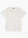 Logo Cotton Short Sleeve T-Shirt White - GANNI - BALAAN 2