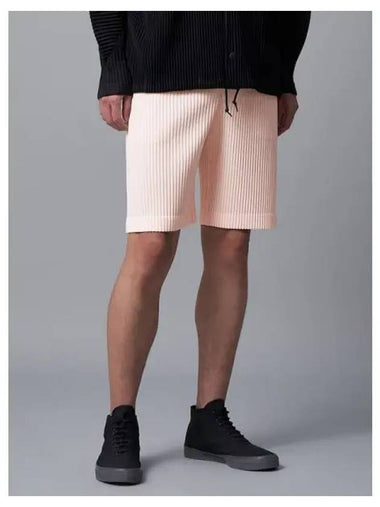 August Shorts Salmon Pink Domestic Product GM0024080580372 - ISSEY MIYAKE - BALAAN 1