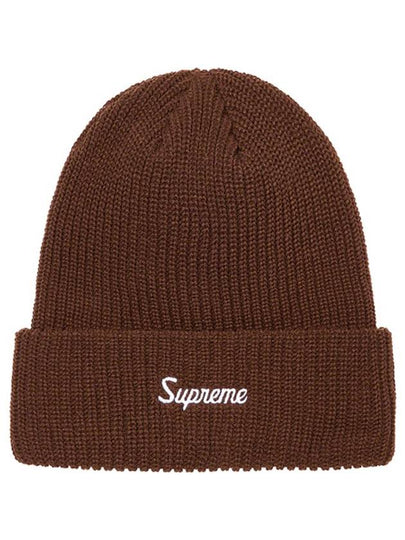 Loose Gauge Beanie Brown - SUPREME - BALAAN 2