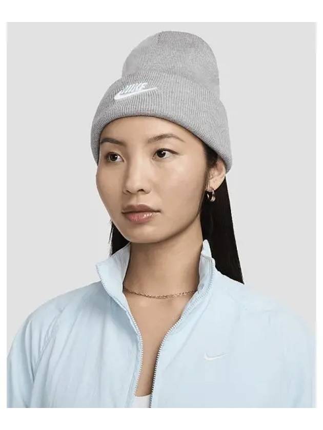 Peak Futura Beanie Dark Gray Heather White HF0186 063 720988 - NIKE - BALAAN 1