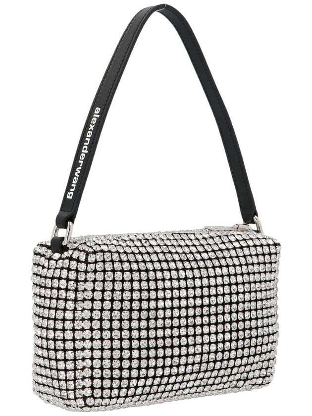 Heiress Crystal Mesh Pouch Bag Black White - ALEXANDER WANG - BALAAN 3