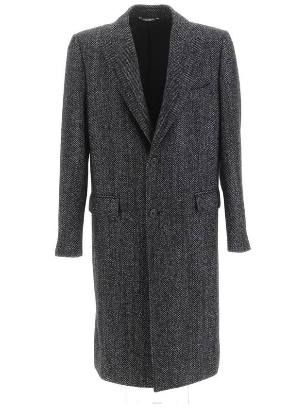 23 fw Wool Single Breasted Coat G039ATFCMDCS8030 B0710938649 - DOLCE&GABBANA - BALAAN 2