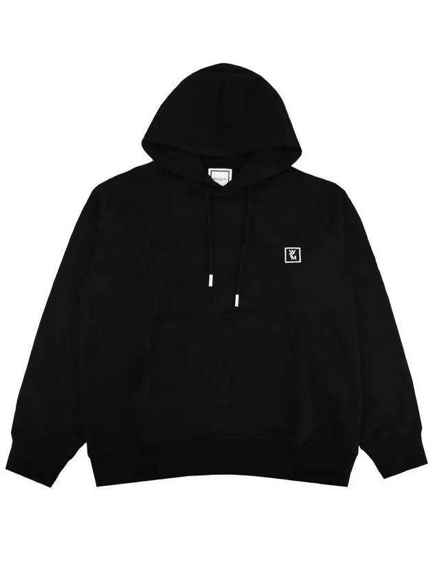 Men s Back Logo Cotton Hoodie Black - WOOYOUNGMI - BALAAN 3