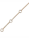 Kira Enamel Chain Bracelet Gold Black - TORY BURCH - BALAAN 7