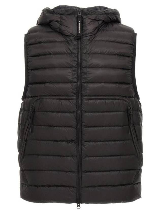 D.D. Shell Goggles Down Vest Black - CP COMPANY - BALAAN 2