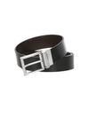 Men's Astory Calfskin Leather Belt Black - BALLY - BALAAN 1
