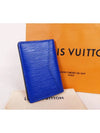 Organizer Leather Card Wallet Blue - LOUIS VUITTON - BALAAN 3