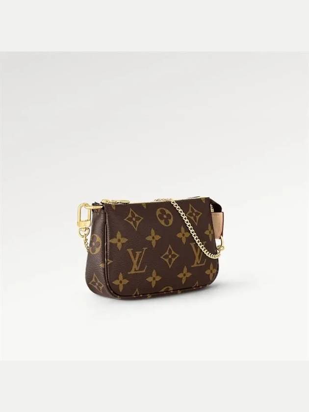 Monogram Mini Pochette Shoulder Bag Brown - LOUIS VUITTON - BALAAN 3