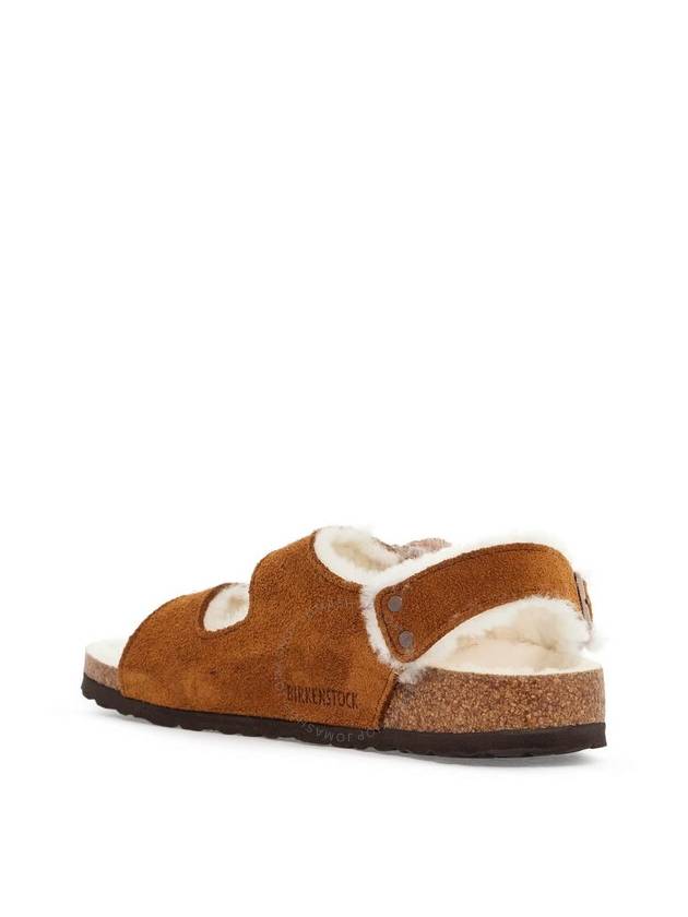 Birkenstock Ladies Mink Milano Suede Shearling Sandals Brand Size 39 US Size 9 - BIRKENSTOCK - BALAAN 2