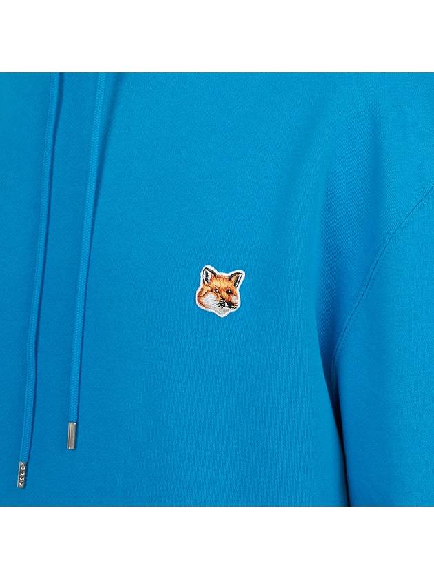 Fox Head Patch Regular Hoodie Light Blue - MAISON KITSUNE - BALAAN 7