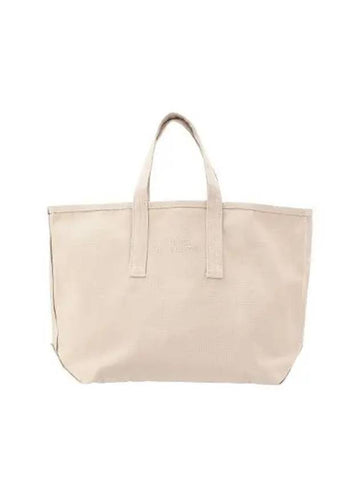 24 SMALL EMBROIDERED LOGO TOTE BAG DOVE 737 - STUDIO NICHOLSON - BALAAN 1