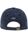 Mugung Embroidered Pigment Ball Cap Navy - ULKIN - BALAAN 5