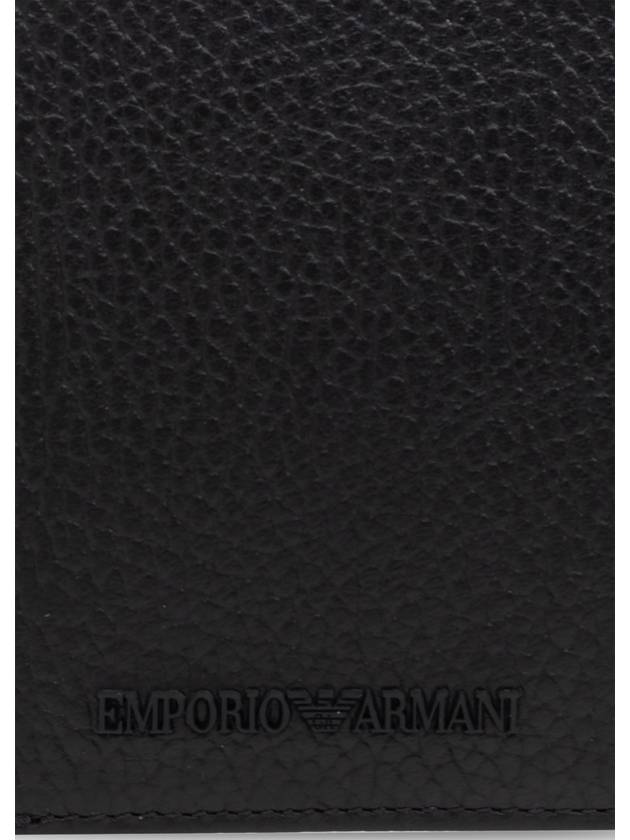 Emporio Armani Folding Card Case, Men's, Black - EMPORIO ARMANI - BALAAN 5