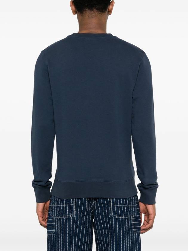 Fox Head Patch Regular Sweatshirt Midnight Blue - MAISON KITSUNE - BALAAN 5