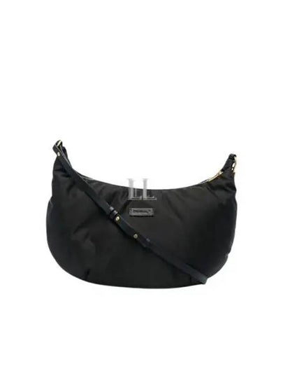 Paper Clip Nylon Shoulder Bag Black - OFF WHITE - BALAAN 2