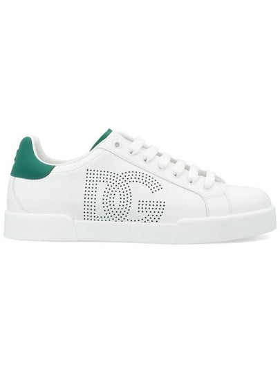 Portofino Calfskin Low Top Sneakers White - DOLCE&GABBANA - BALAAN 2