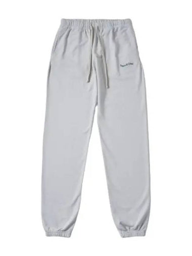 Micro wordmark striped pants heather gray - MUSEUM OF PEACE & QUIET - BALAAN 1