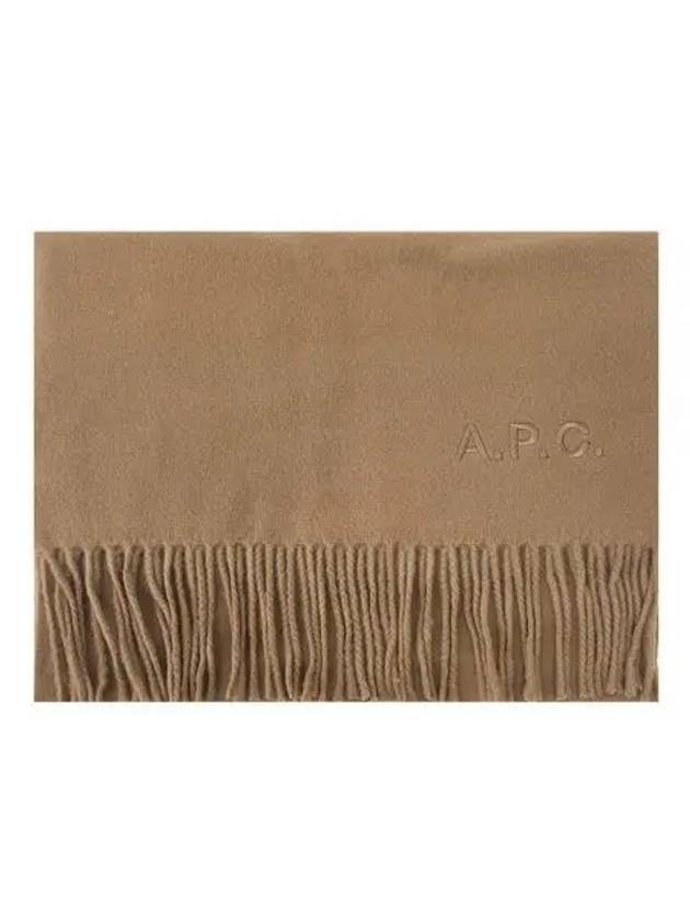 Ambroise Embroidered Muffler Camel - A.P.C. - BALAAN 2