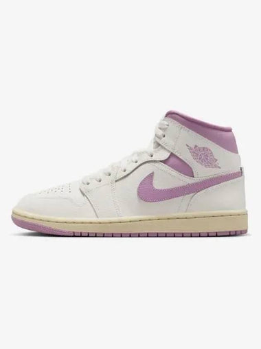 Air Jordan 1 High Top Sneakers Orchid - NIKE - BALAAN 1