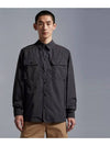 Matro Black Shirt Jacket Windbreaker MATRO 1A00096 54A91 999 - MONCLER - BALAAN 1