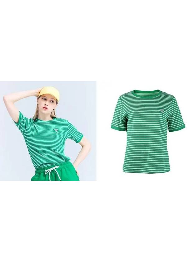 Golf Tennis Striped T-Shirt Green - AVAVE - BALAAN 3