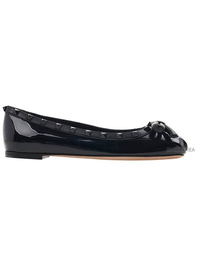 Women's Rockstud Flats Black - VALENTINO - BALAAN 3