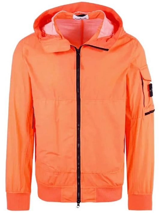 Men's Wappen Patch Naslan Watro Hooded Jacket Orange - STONE ISLAND - BALAAN 2